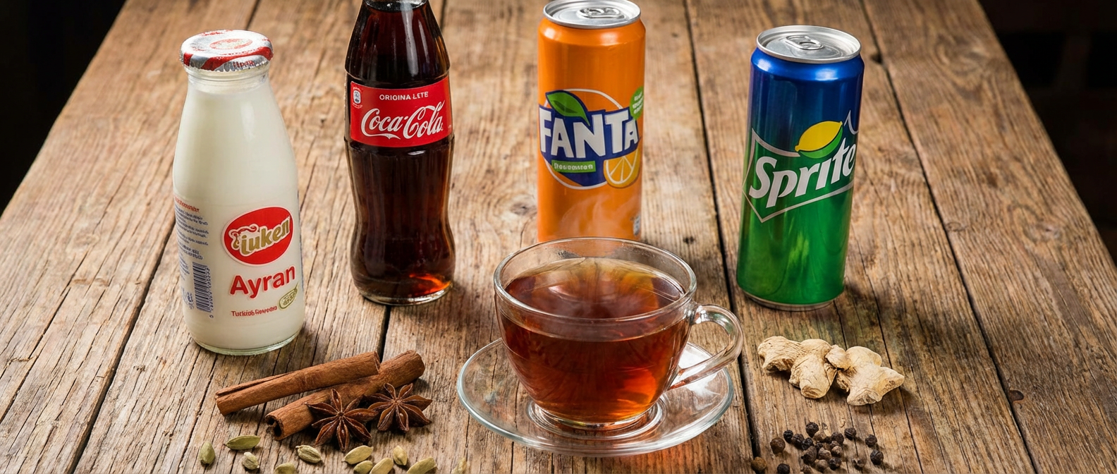 hailuo image на столе стоят напитки ayran, 453273526869225472